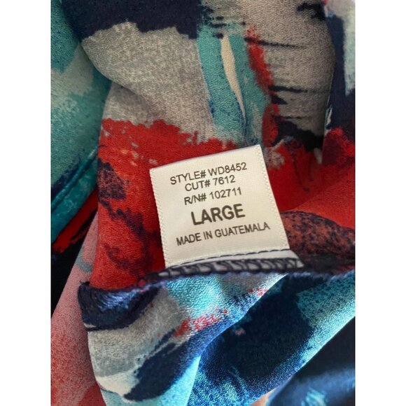 NWT Gibson X International Women's Day Flowy Floral Halter Midi Sundress L - Picture 7 of 8